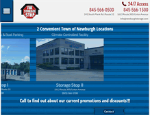 Tablet Screenshot of newburghstorage.com